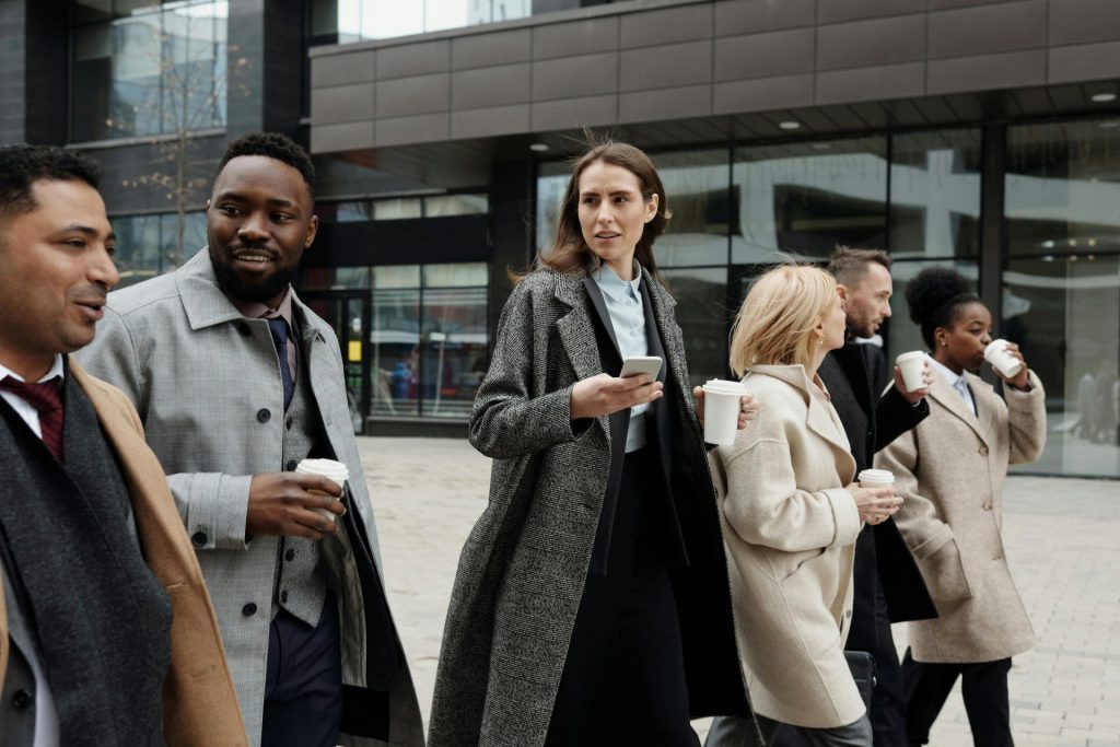 Coworkers Taking a Coffee Break